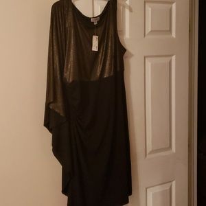 Black and gold party/special occasion dress